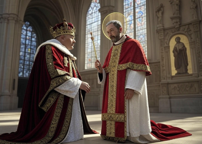 King and bishop ceremony