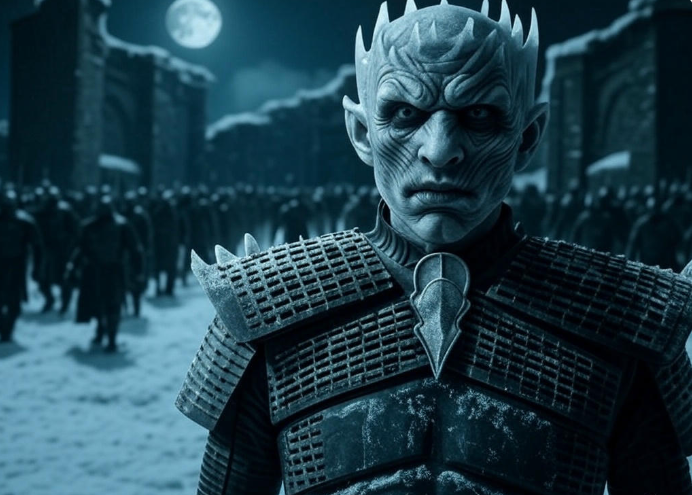 White Walker moonlit army