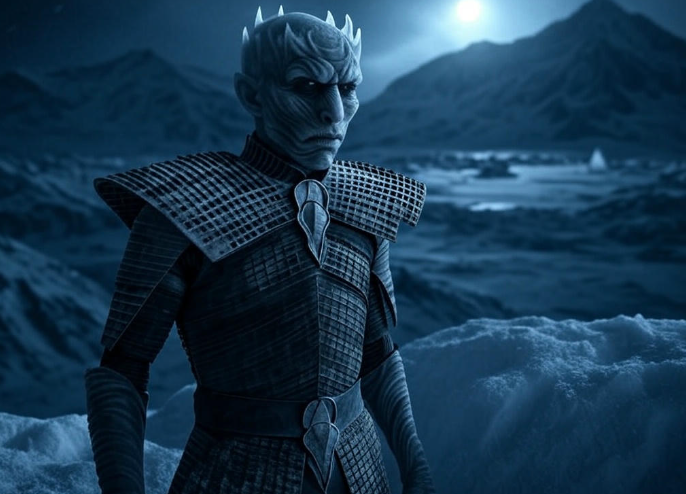 Night King Icy Landscape