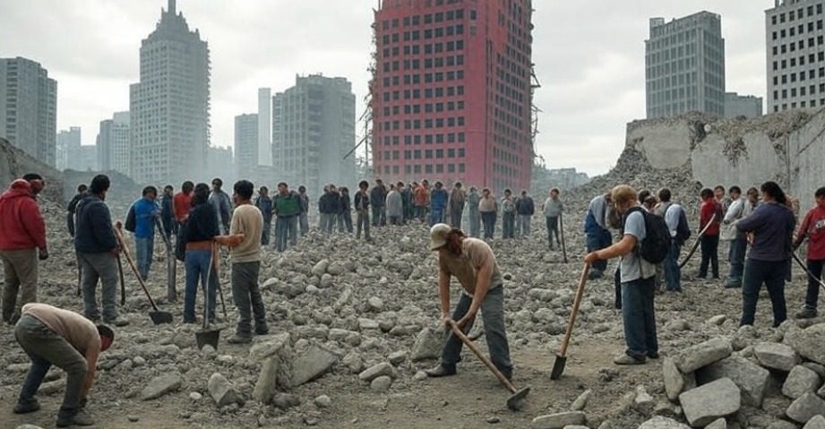 Post-apocalyptic King’s Landing rebuilding