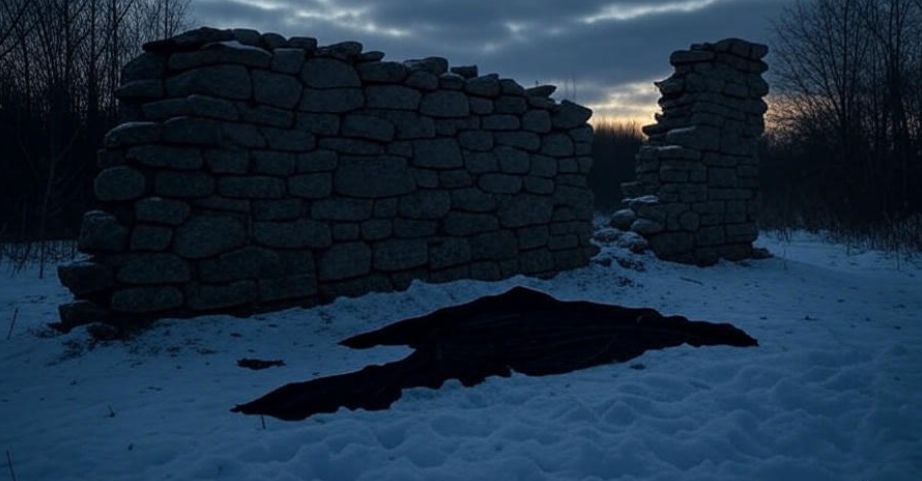 Rune engraved ice wall