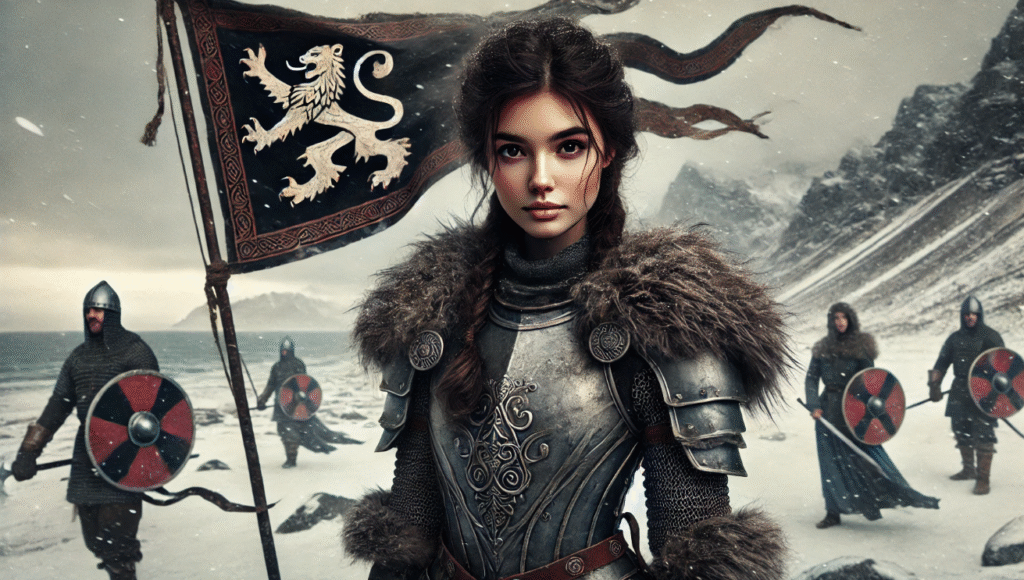 The death of Lyanna Mormont in battle