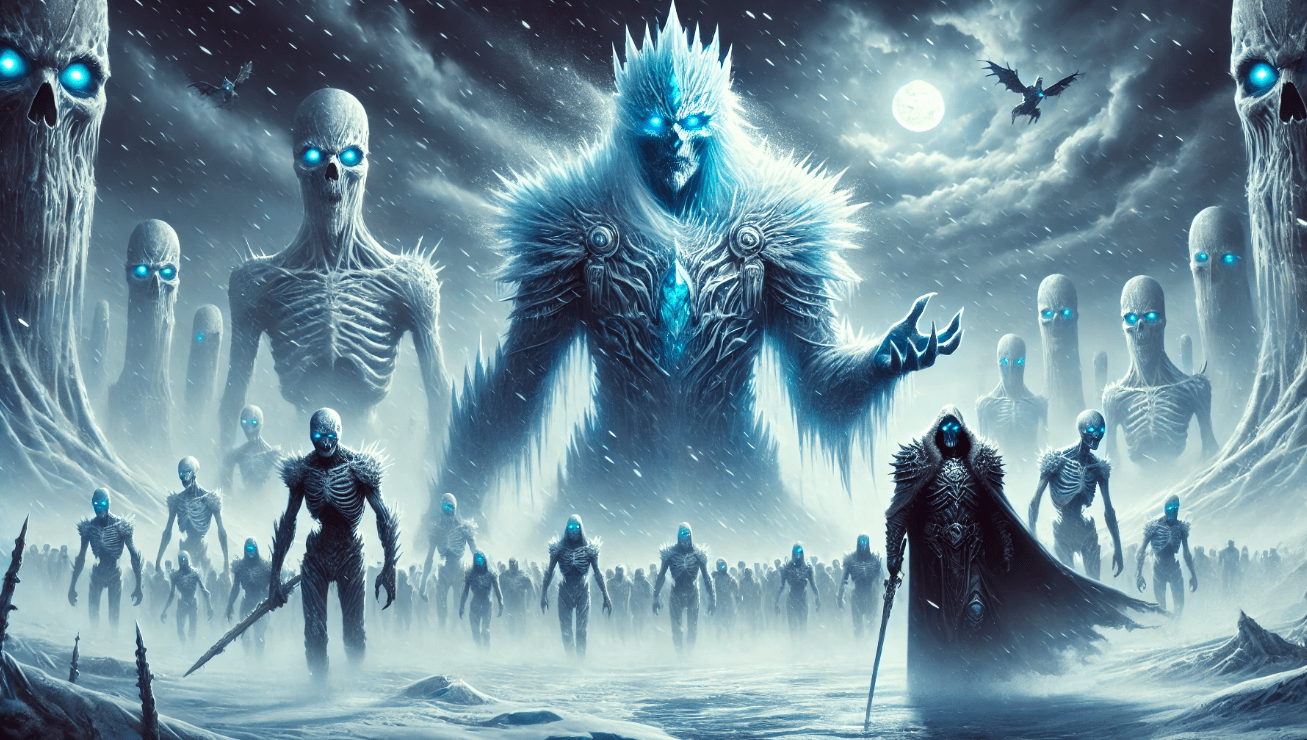 Icy skeletal army advancing