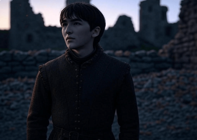 Bran Stark ruins evening 