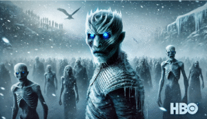 The stark contrast between the living and the cold, emotionless White Walkers