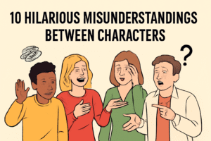 Hilarious misunderstandings between characters