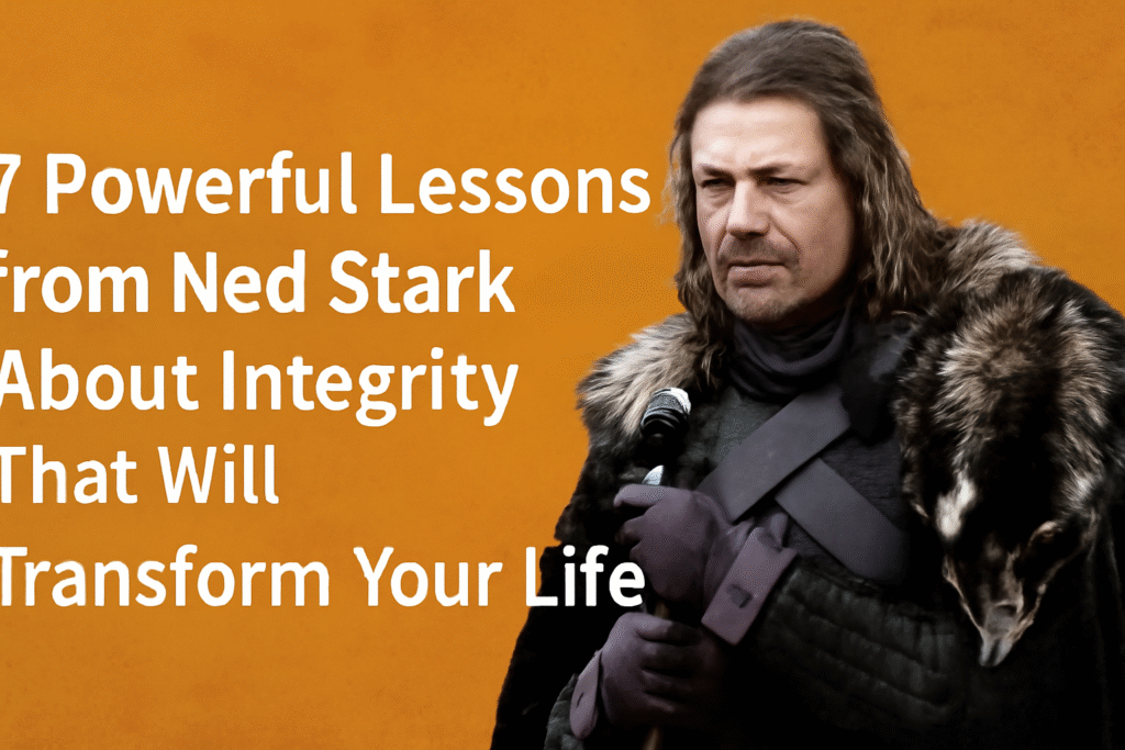 Ned Stark’s lessons about integrity