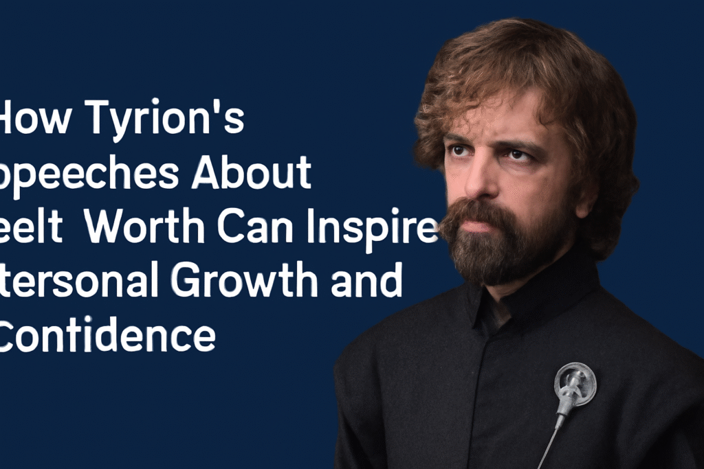 Tyrion’s speeches about self-worth
