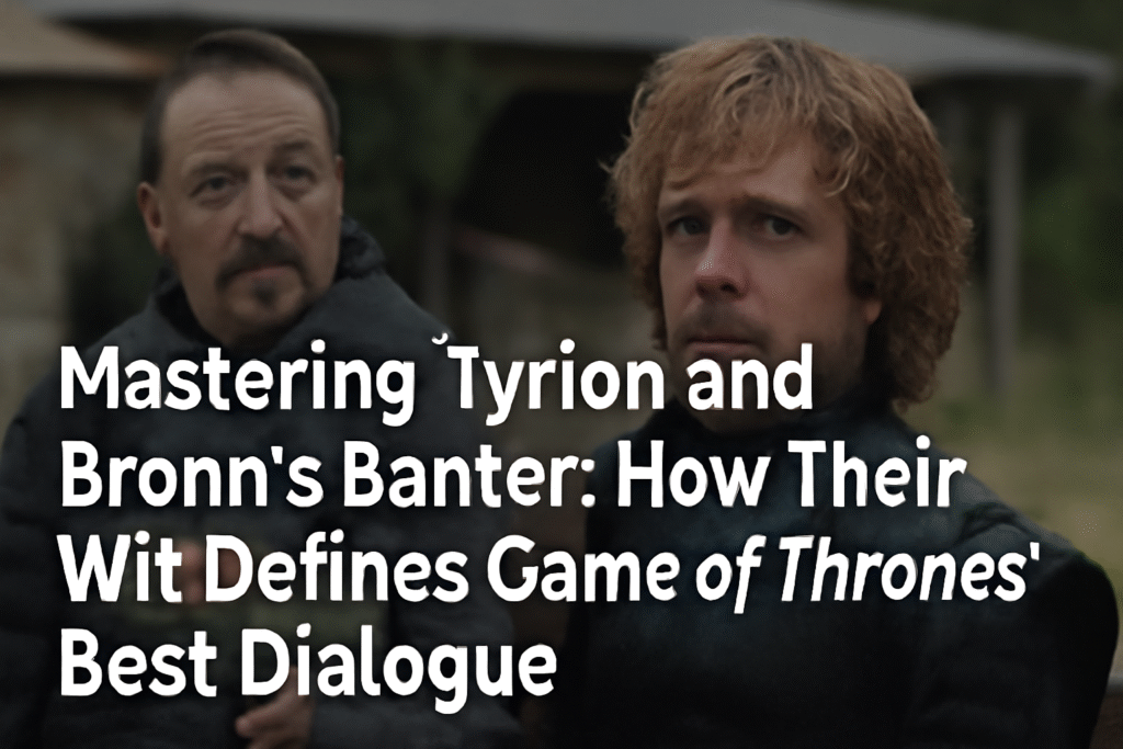 Tyrion and Bronn’s banter