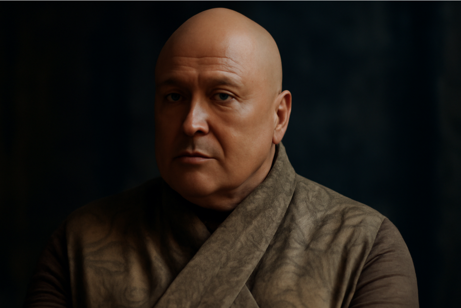 Varys’s understated yet powerful costume choices