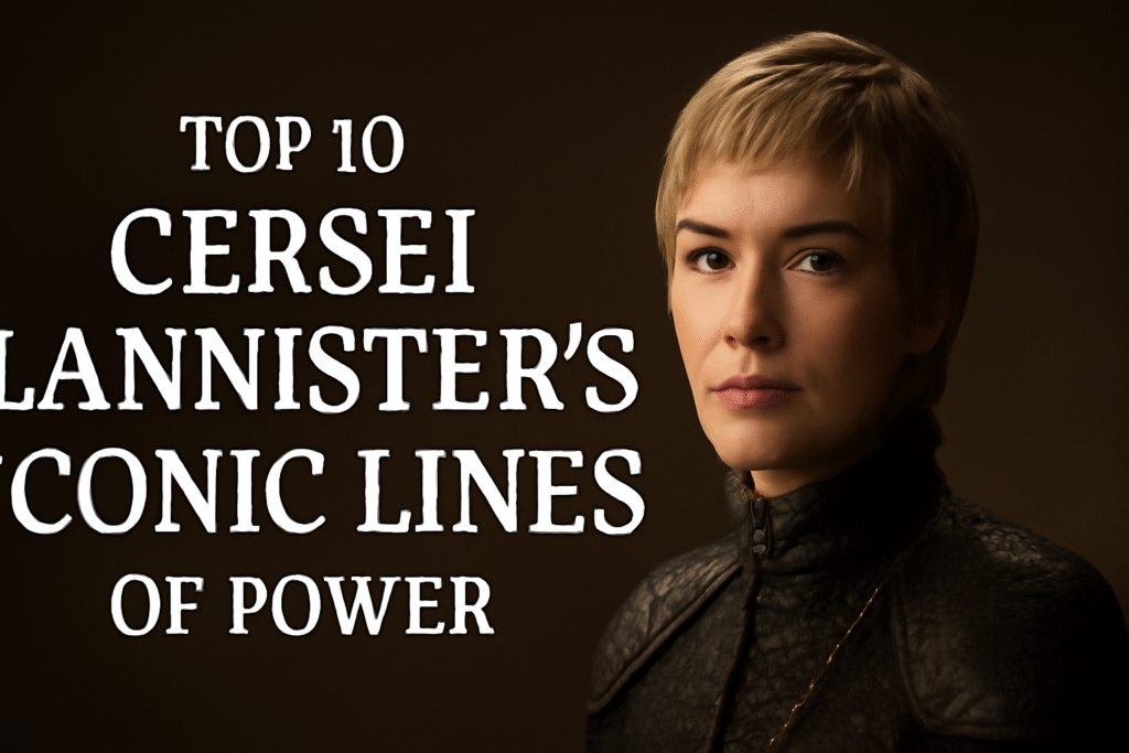 Cersei Lannister’s iconic lines
