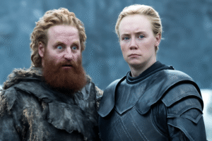 Brienne’s deadpan responses to Tormund