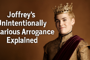 Joffrey’s unintentionally hilarious arrogance
