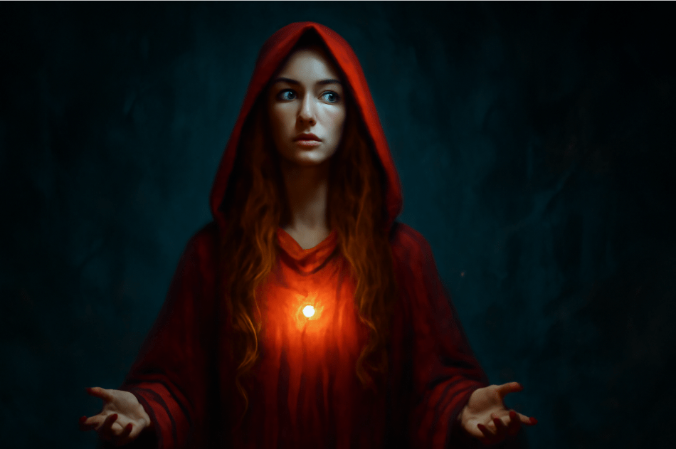 Melisandre’s mystical wardrobe choices