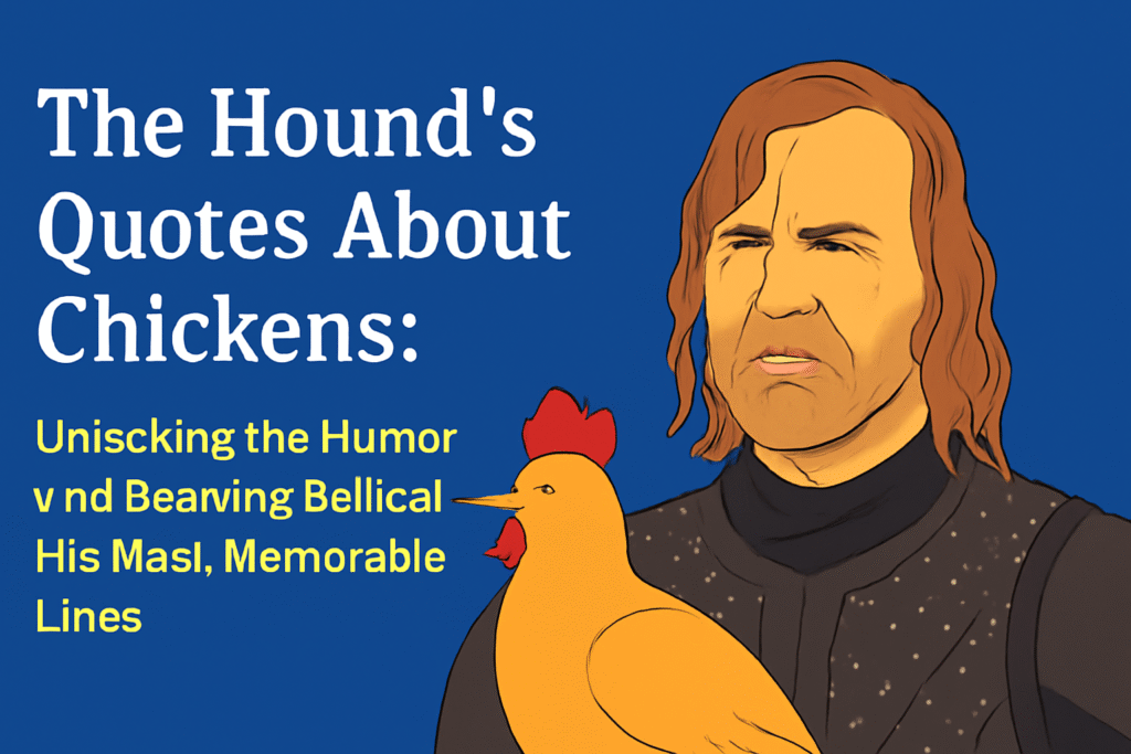 The Hound’s quotes about chickens