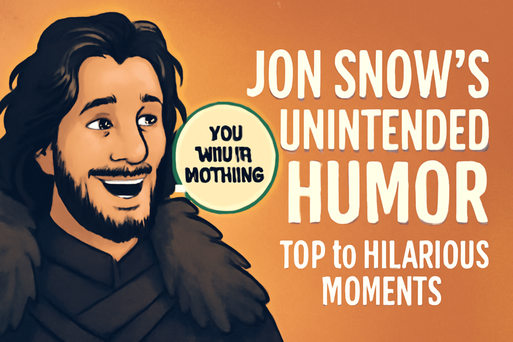 Jon Snow’s unintended humor