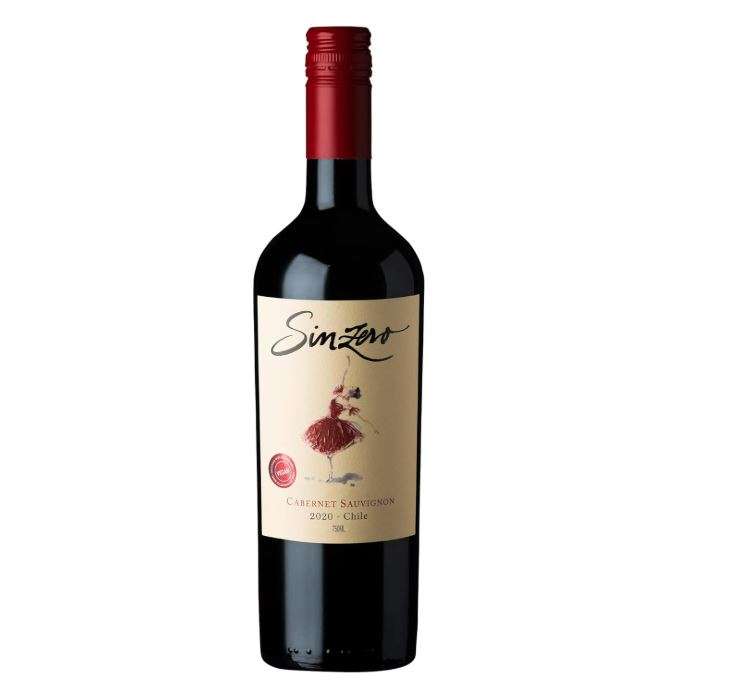 
SINZERO Cabernet Sauvignon – Premium Non-Alcoholic Red Wine – Dealcoholized Cabernet Sauvignon – Aged in French Oak for a Smooth, Rich Flavor – Low Calories...