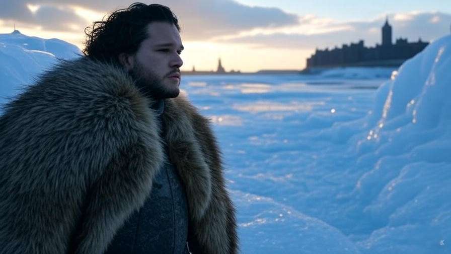 Jon Snow reflecting after Daenerys Targaryen in Game of Thrones conclusion.