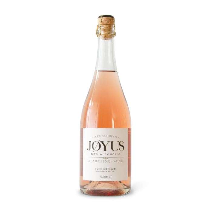 
Joyus Non-Alcoholic Sparkling Rose´ Wine, Award Winning Best In Class Dealcoholized Wine, Complex & Dry, Low Sugar & Low Calorie, 750 ml (1 Bottle)