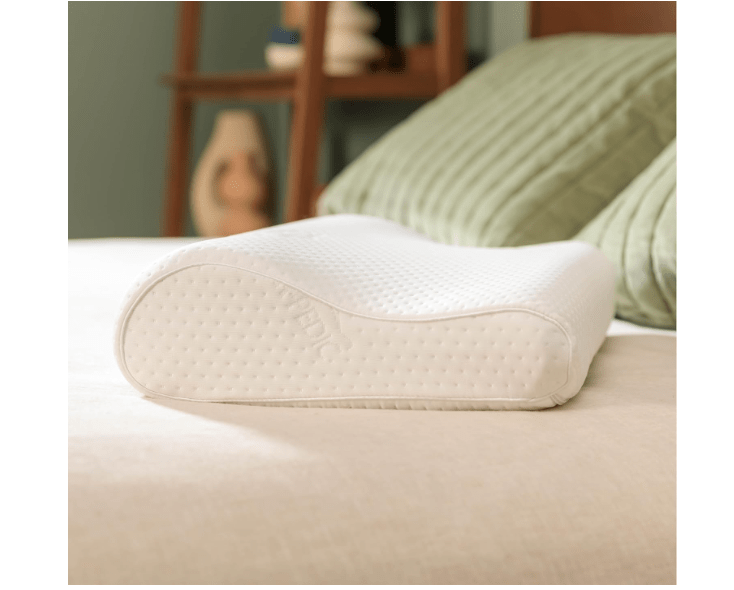 Tempur-Pedic TEMPUR-Ergo Neck Pillow, Medium Profile, White 
