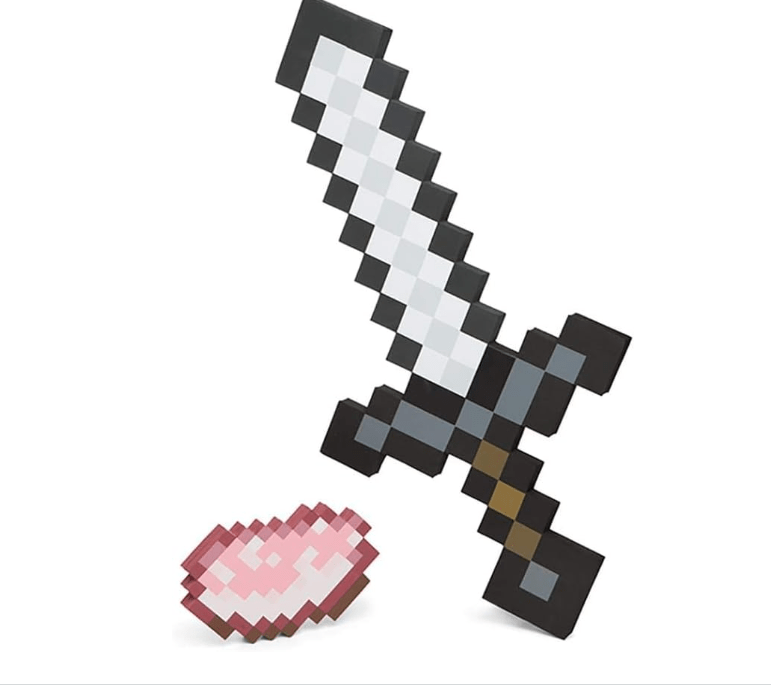 Minecraft Iron Sword & Porkchop Foam Adventure Kit
