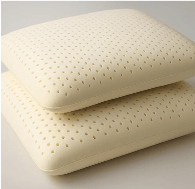 Talalay Latex Pillow - Queen - Low Profile - 2 Pack 