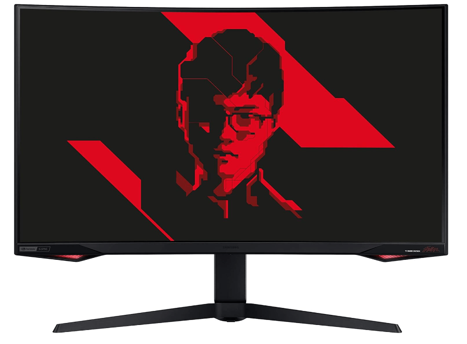 SAMSUNG 27-inch Odyssey G7 - QHD 1000R Curved Gaming Monitor, red (LC27G77TQSNXZA) 