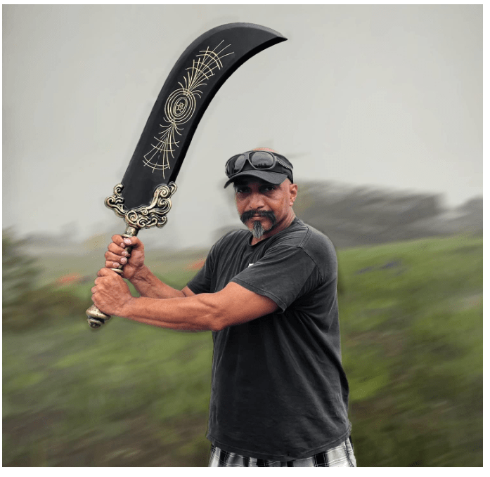 Starscourge Greatsword Elder Ring 41" Foam Colossal Sword for Cosplay and Halloween Costume Gold