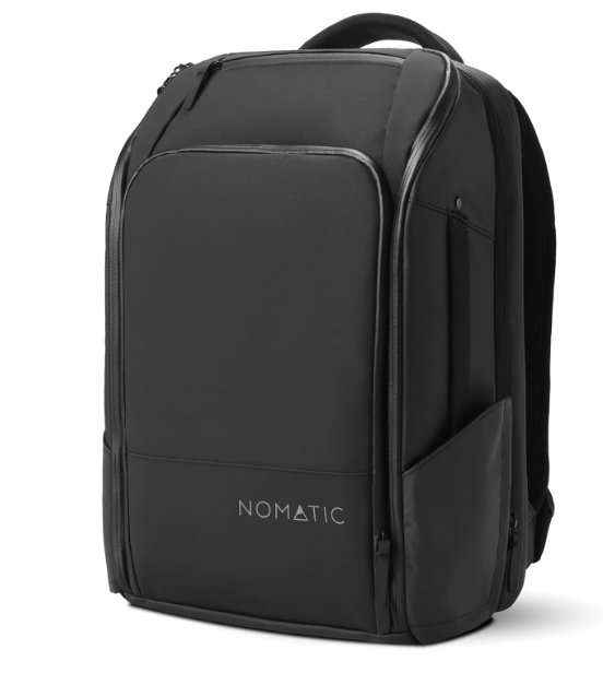 NOMATIC Travel Pack - 20L Water Resistant Laptop Bag - TSA-Ready Expandable Black Backpack 