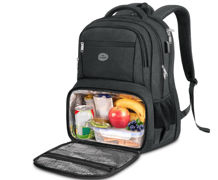 MATEIN 17 Inch Laptop Backpack, TSA Large Travel Backpack with Lunch Box, Anti-Theft Work Business Carry On with USB Port, Water Resistant Sturdy College... 