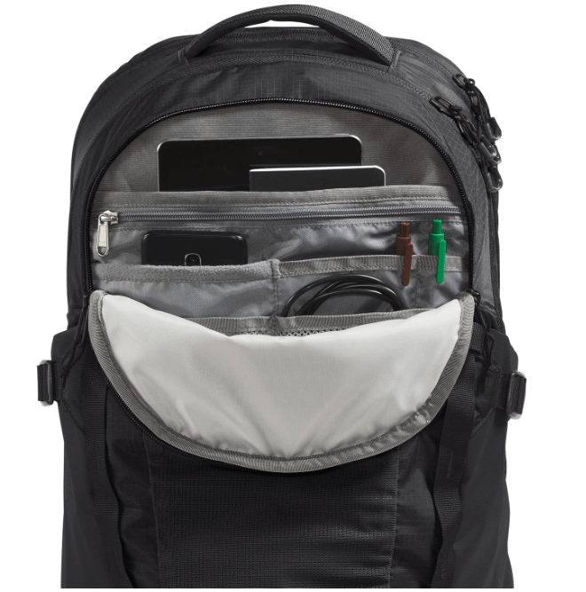 THE NORTH FACE Recon Everyday Laptop Backpack | Daypack with Water Repellent Finish, 16" Laptop Sleeve, 2 Water Bottle Pockets, TNF Black/TNF Black-NPF,... 