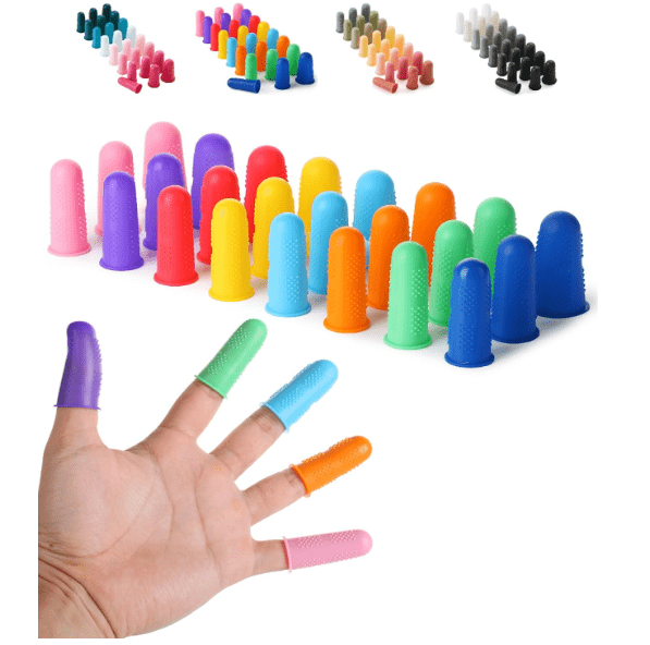 Mr. Pen- Hot Glue Gun Finger Protectors, 24 pcs, Silicone Thimble Finger Guard for Hot Glue