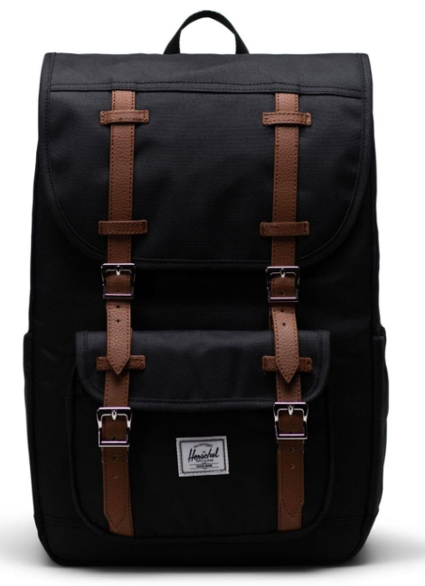 Herschel Supply Co. Little America Mid, Black, One Size
