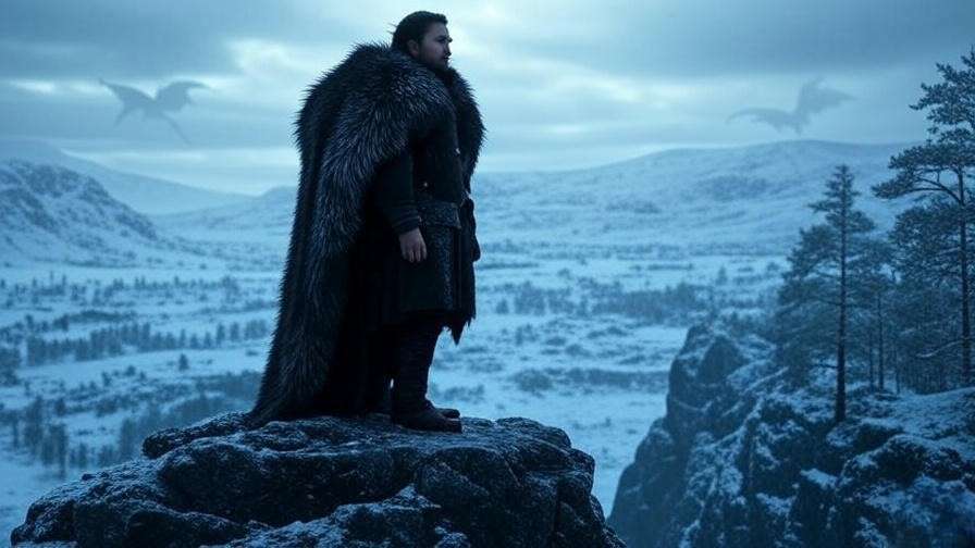 Jon Snow leading united Westeros against White Walkers in Game of Thrones