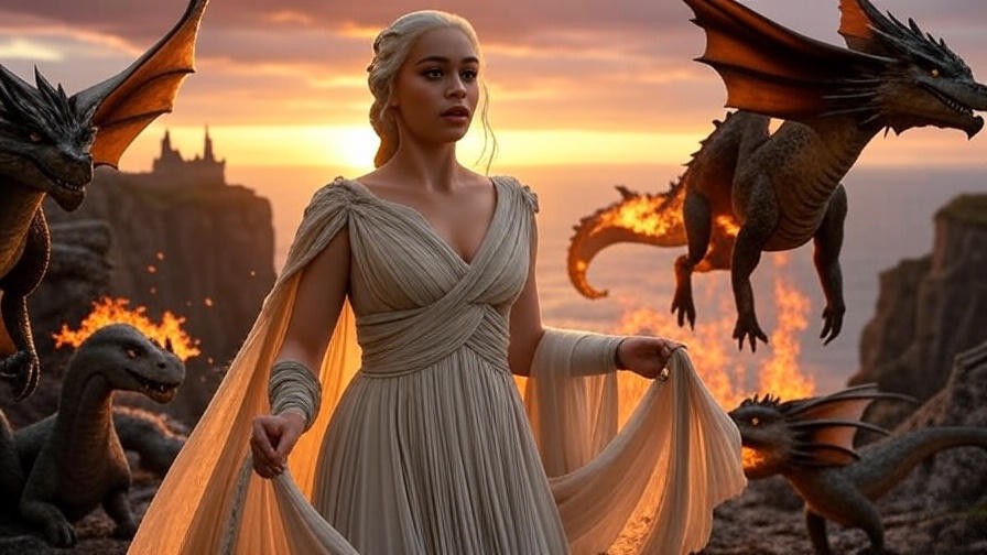 mother of dragons on game of thrones