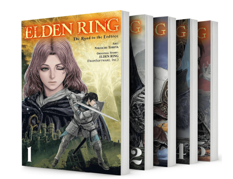 Elden Ring: The Road to the Erdtree, Vol. 1-5, 5 Books Collection Set
