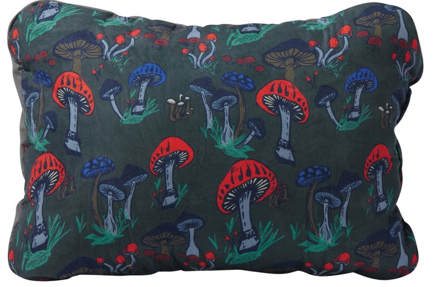 Therm-a-Rest Compressible Cinch Camping and Backpacking Pillow, Regular - 14 x 18 Inch, Fun Guy Print

