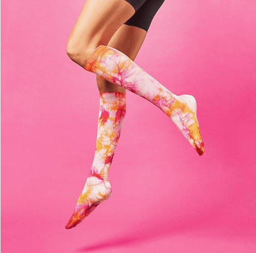 Nurse Mates Women's Calf Socks | 12-14 mmHg Compression | Superior Support & Comfort | 1 Pair 