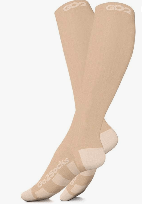 Go2Socks Compression Socks for Men Women Nurses Runners 20-30mmHg Medical Stocking Athletic
