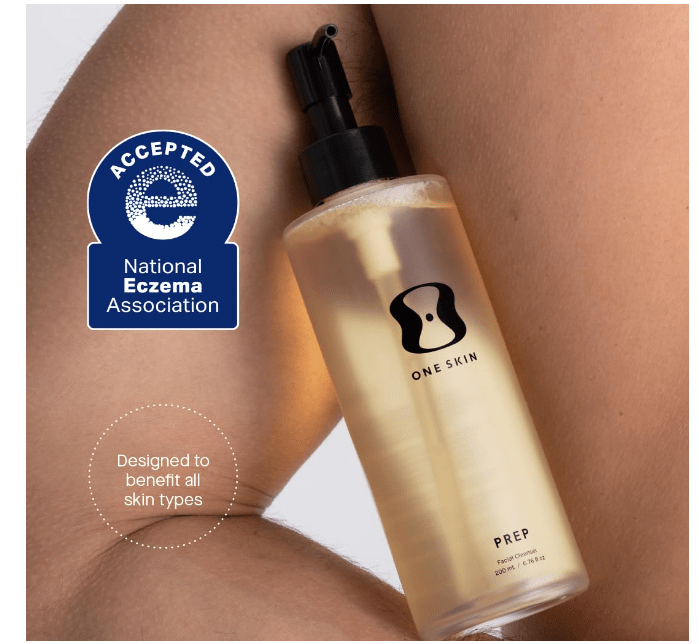 OneSkin PREP Facial Cleanser to Exfoliate and Support Skin Balance, Dermatologist Tested & Safe for Sensitive Skin 