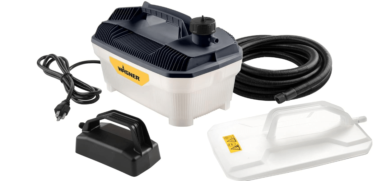 Wagner Spraytech 2439019 725 Wallpaper Steamer, Steam Cleaner for Easy Wallpaper Removal, 2 Steam Plates Included 