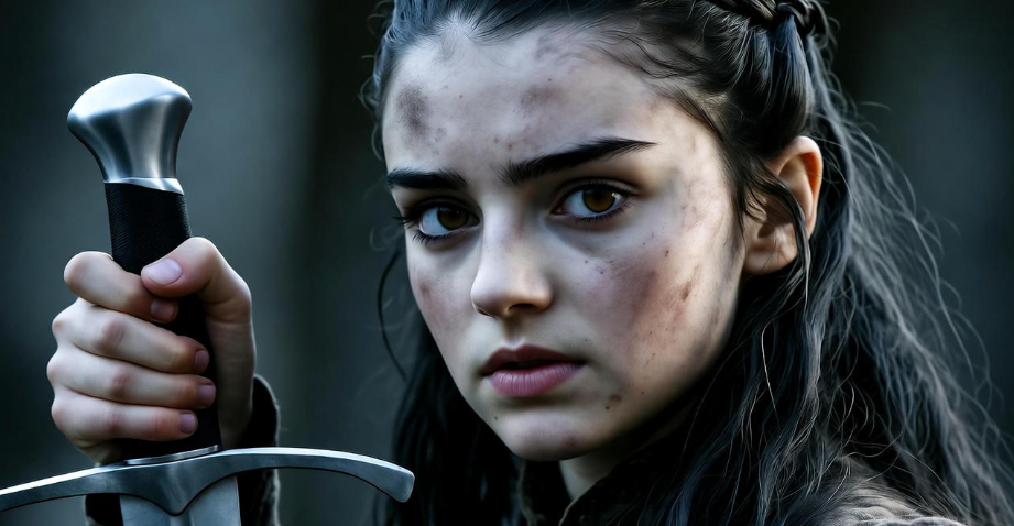 arya game of thrones sword