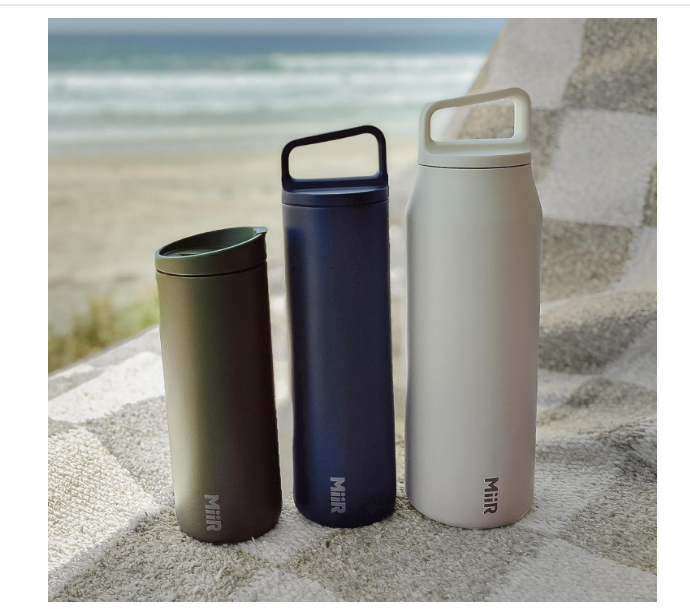 MiiR Flip Traveler 16oz - Double-Wall Vacuum Insulated with Leakproof Flip Lid, BPA-Free Stainless Steel Construction, Insulated Tumbler for Hot or Cold Drinks
