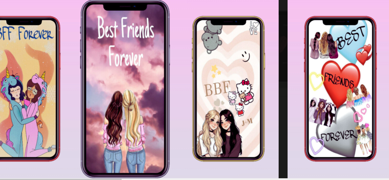 Best Friends Forever Aesthetic Wallpapers – Celebrate True Friendship!
