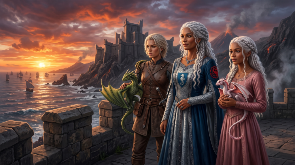 daughters of dragon and her mother