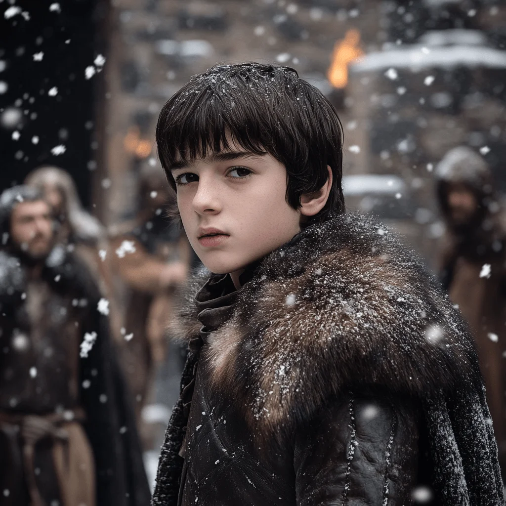 Bran Stark as the Three-Eyed Raven